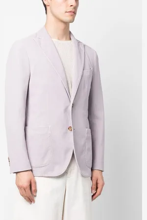 Boglioli Silk Blend Single-breasted Jacket