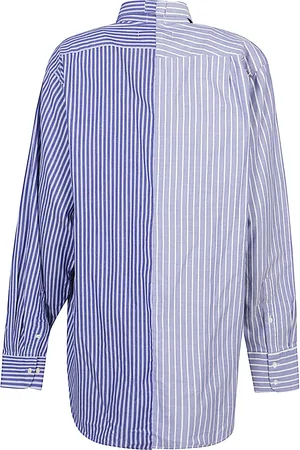 E.L.V. Denim Striped Denim Shirt