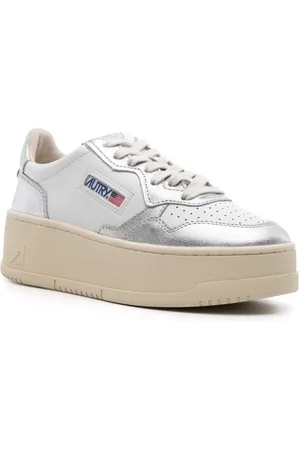 Autry Platform Low Leather Sneakers