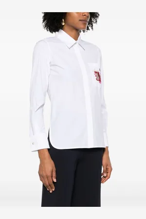 Max Mara Logo Cotton Shirt