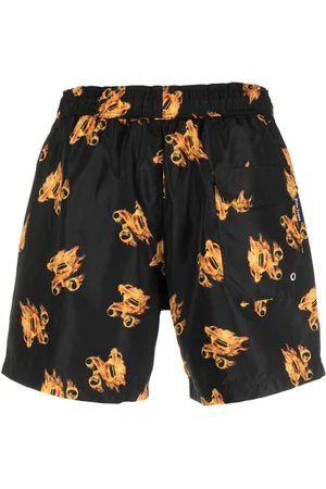 Palm Angels Swim Shorts With Logo