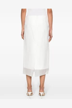 Sportmax Silk Midi Skirt