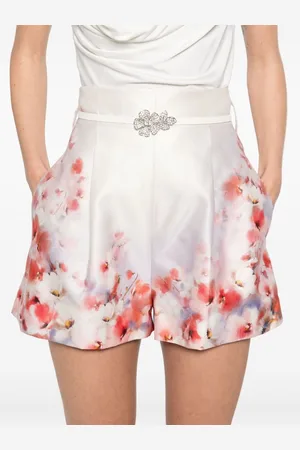 ZIMMERMANN Crush Silk Blend Shorts