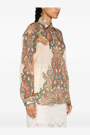 ZIMMERMANN Paisley Print Oversized Shirt