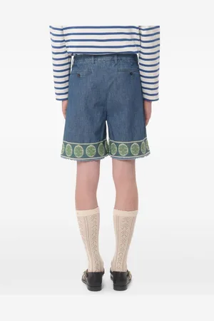 VALENTINO Denim Cotton Shorts