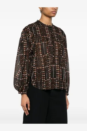 Marant Etoile Salika Printed Cotton Top
