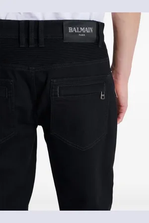 Balmain Biker Denim Jeans