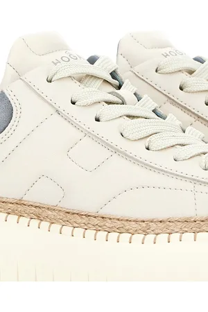 Hogan H-stripes Leather Sneakers