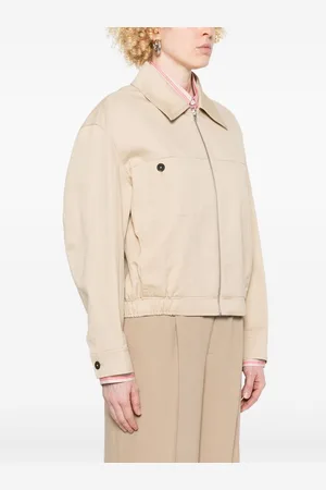 Closed Cotton And Linen Blend Short Jacket