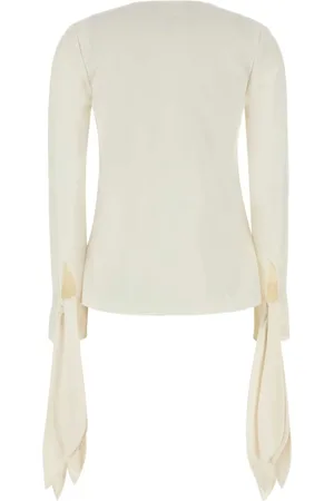 Givenchy Silk V-necked Blouse
