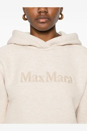 Max Mara Logo Cotton Hoodie