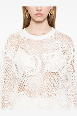 Max Mara Embroidered Cotton Top