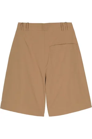 STUDIO NICHOLSON Double Pleated Cotton Shorts