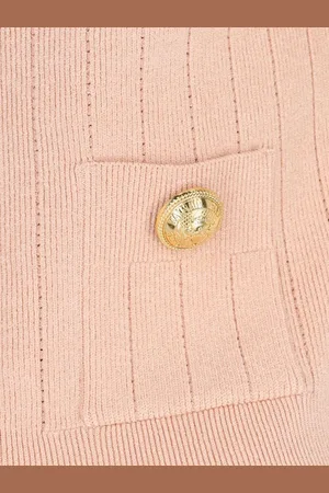 Balmain Buttoned Crewneck Cardigan