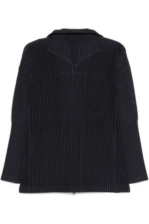 Issey Miyake Pleated Zipped Shirt