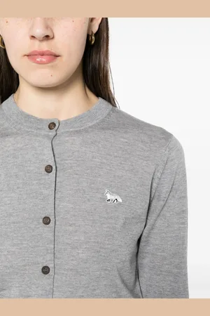 Maison Kitsuné Baby Fox Wool Cardigan