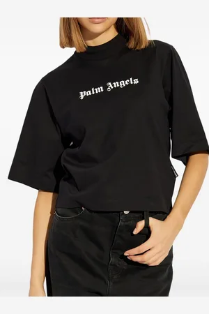 Palm Angels Classic Logo Cropped T-shirt