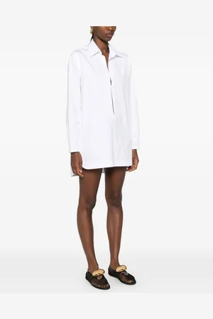 Alaïa Cotton Chemisier Mini Dress