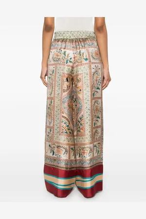 PIERRE-LOUIS MASCIA Printed Silk Trouser