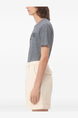 VALENTINO Chez Cotton And Linen T-shirt