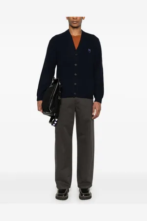 Maison Kitsuné Fox Head Wool Cardigan