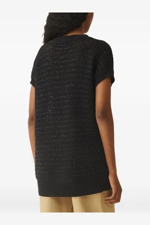 Fabiana Filippi Cotton V-necked Top