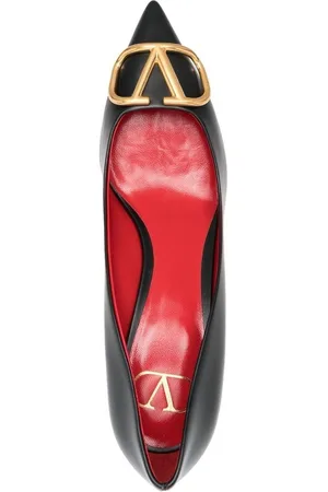 VALENTINO GARAVANI Vlogo Signature Leather Pumps