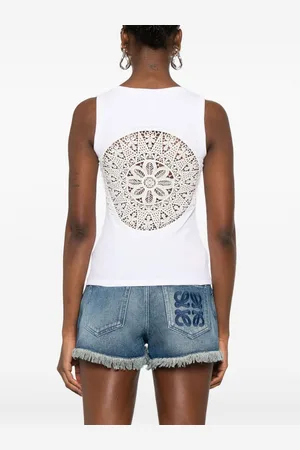 Loewe Lace Detail Tank Top