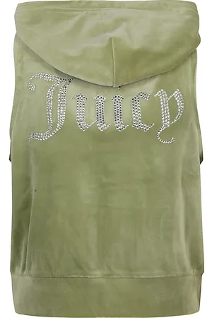 Juicy Couture Gilly Logo Velour Gilet