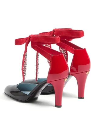 VALENTINO GARAVANI Foliefoliage Leather Pumps