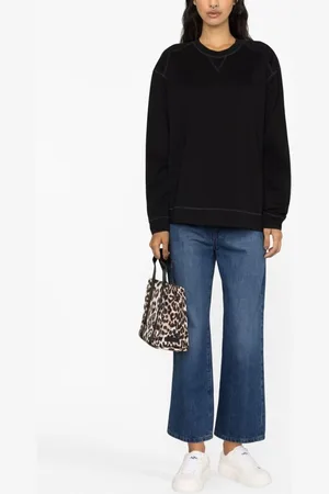 Ganni Organic Cotton Crewneck Sweatshirt