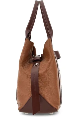Hogan Script Medium Leather Handbag