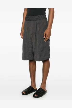 DRIES VAN NOTEN Pinstriped Bermuda Shorts