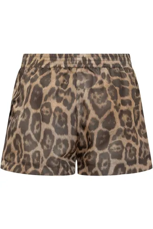 Stella McCartney Leopard Print Shorts