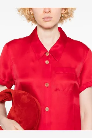 Khaite Silk And Cotton Blend Long Shirtdress