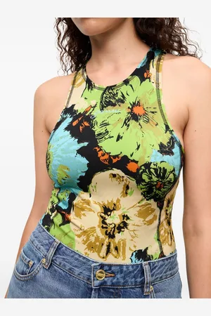 Ganni Printed Bodysuit