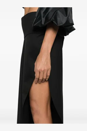 Alaïa Wool Asymmetric Skirt