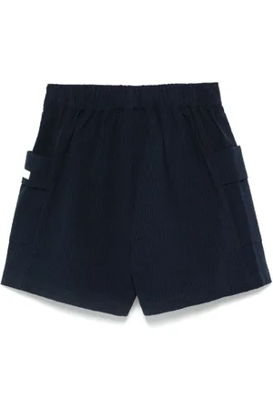 EA7 Striped Cotton Shorts