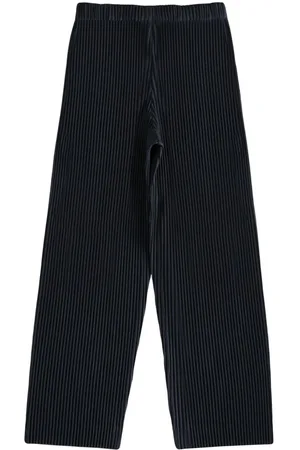 Issey Miyake Pleated Straight Trousers