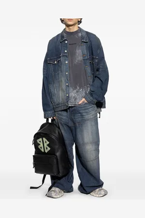 Balenciaga Tape Type Oversized Denim Jacket