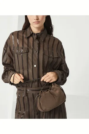 Brunello Cucinelli Leather Shoulder Bag