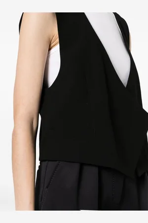 Ami Wool Sleeveless Jacket
