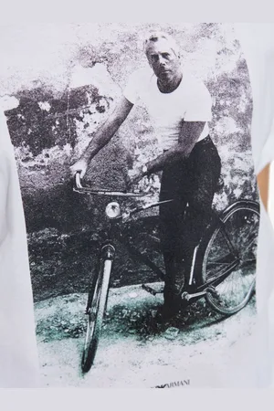 Emporio Armani Printed Cotton T-shirt