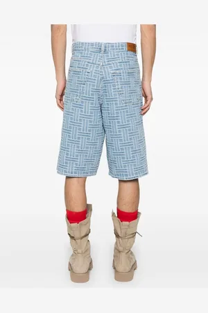 Kenzo Weave Denim Shorts