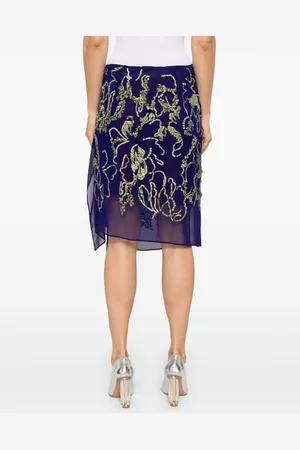 DRIES VAN NOTEN Sima Ebmroidered Skirt