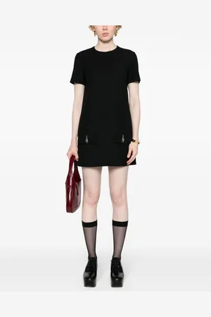 Gucci Wool And Silk Blend Mini Dress