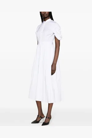 Alexander McQueen Organic Cotton Midi Dress