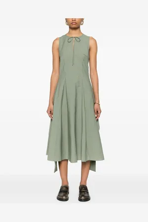 Loewe Cotton Blend Midi Dress