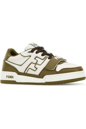 Fendi Match Leather Sneakers
