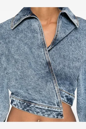 Alaïa Spiral Denim Jacket